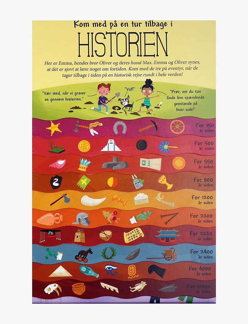 GLOBE - Kom med tilbage i historien - educational books - boardbook - 1
