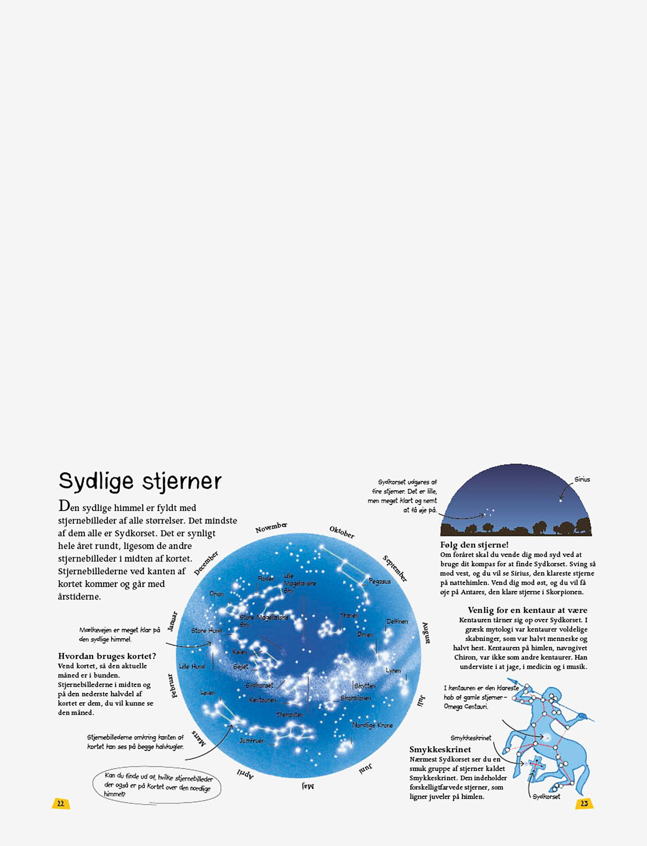 GLOBE - Ud i naturen Nattehimlen - pædagogiske bøger - children's book - 2