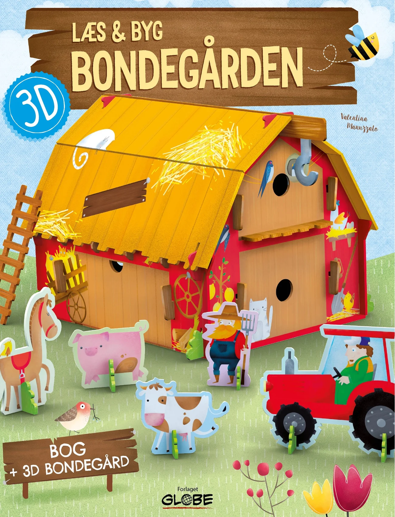 GLOBE - Læs & byg Bondegården - die niedrigsten preise - children's book - 0