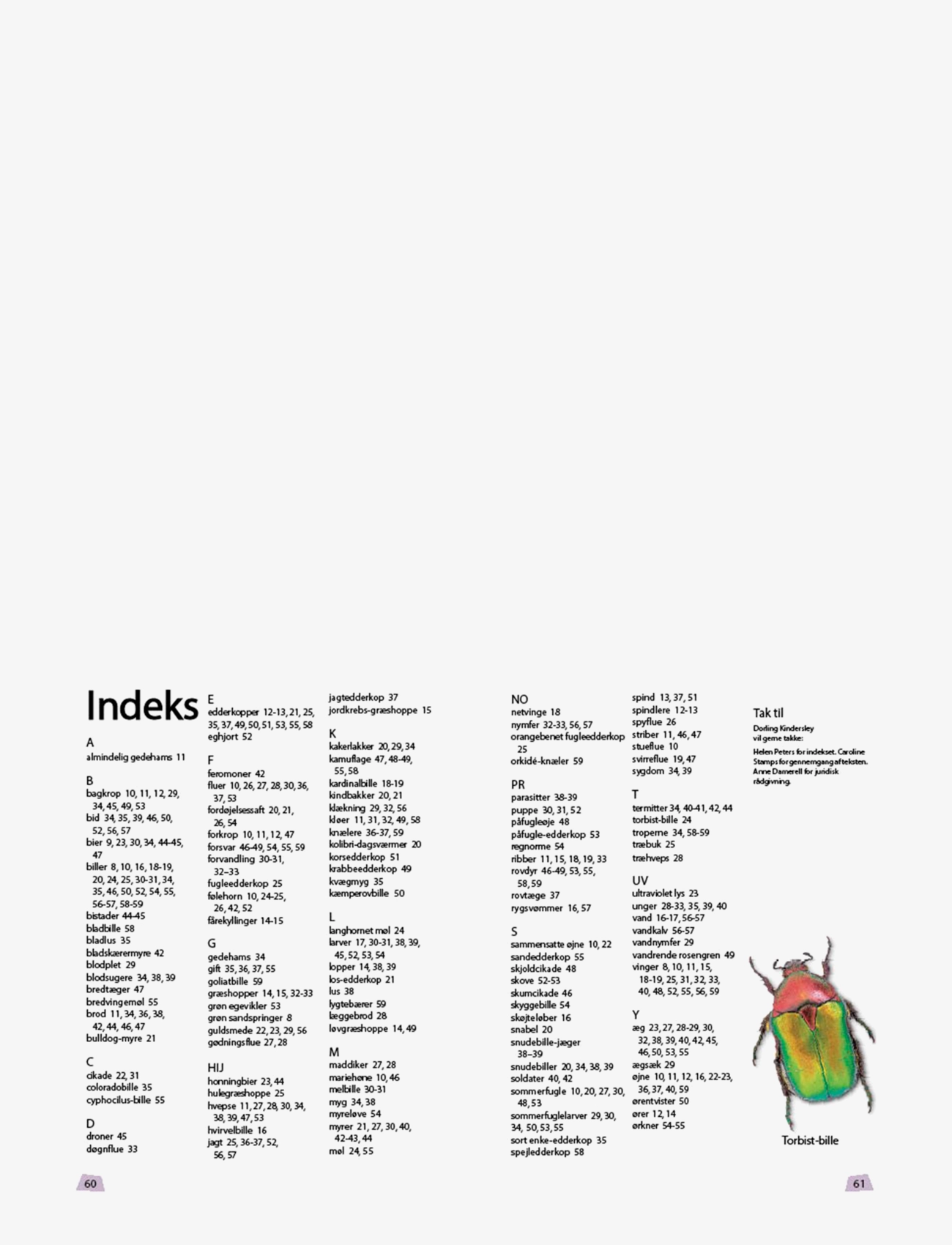 GLOBE - Ud i naturen Insekter & edderkopper - pædagogiske bøger - children's book - 3