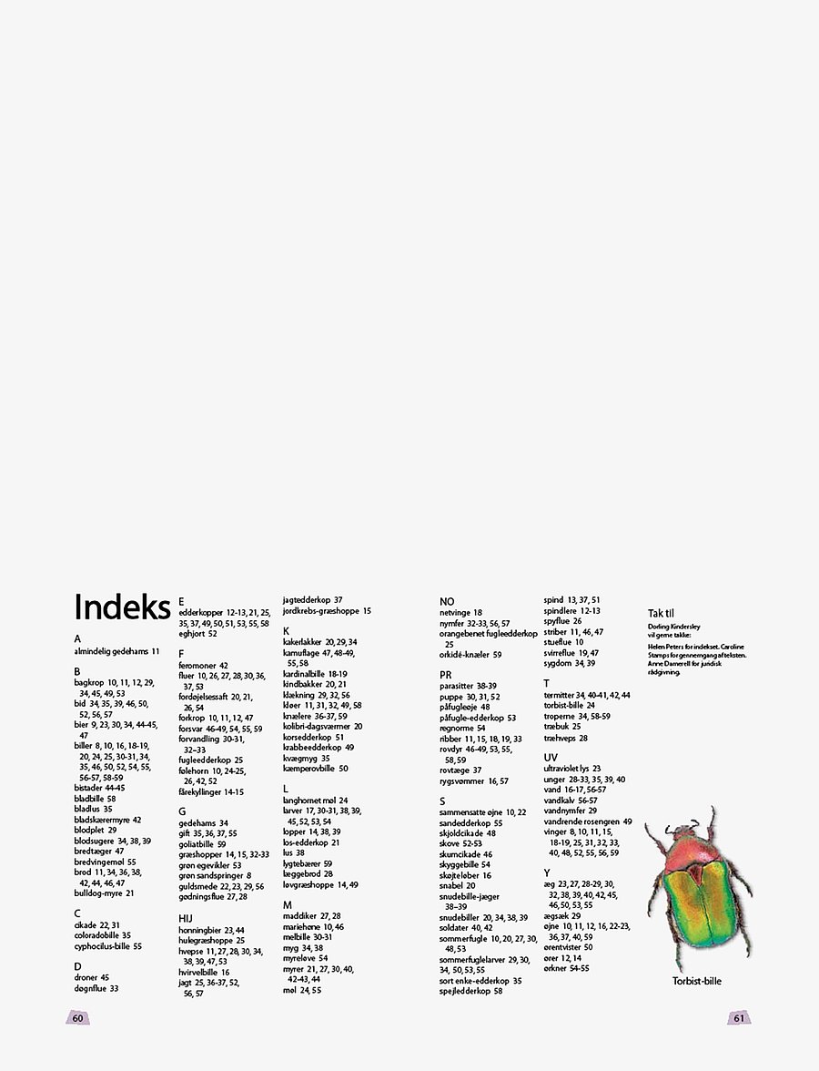 GLOBE - Ud i naturen Insekter & edderkopper - fræðslubækur - children's book - 3