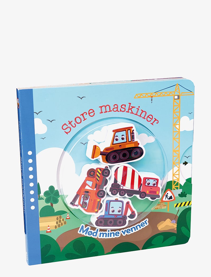 GLOBE - Store maskiner - Mød mine venner - ungbarnabækur - boardbook - 1
