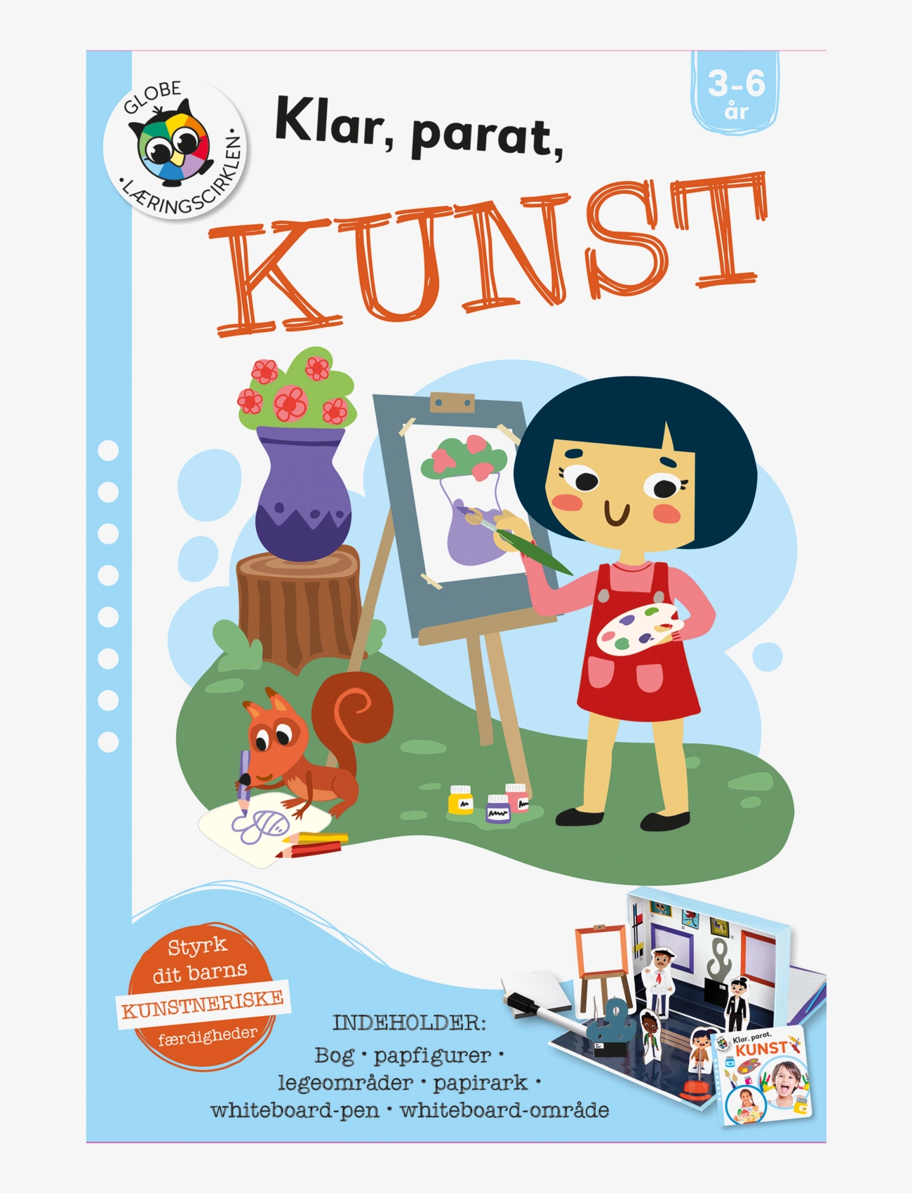 GLOBE Klar, Parat, Kunst, DANISH, Multi/patterned, Håndværk > Håndværkssæt, Børn