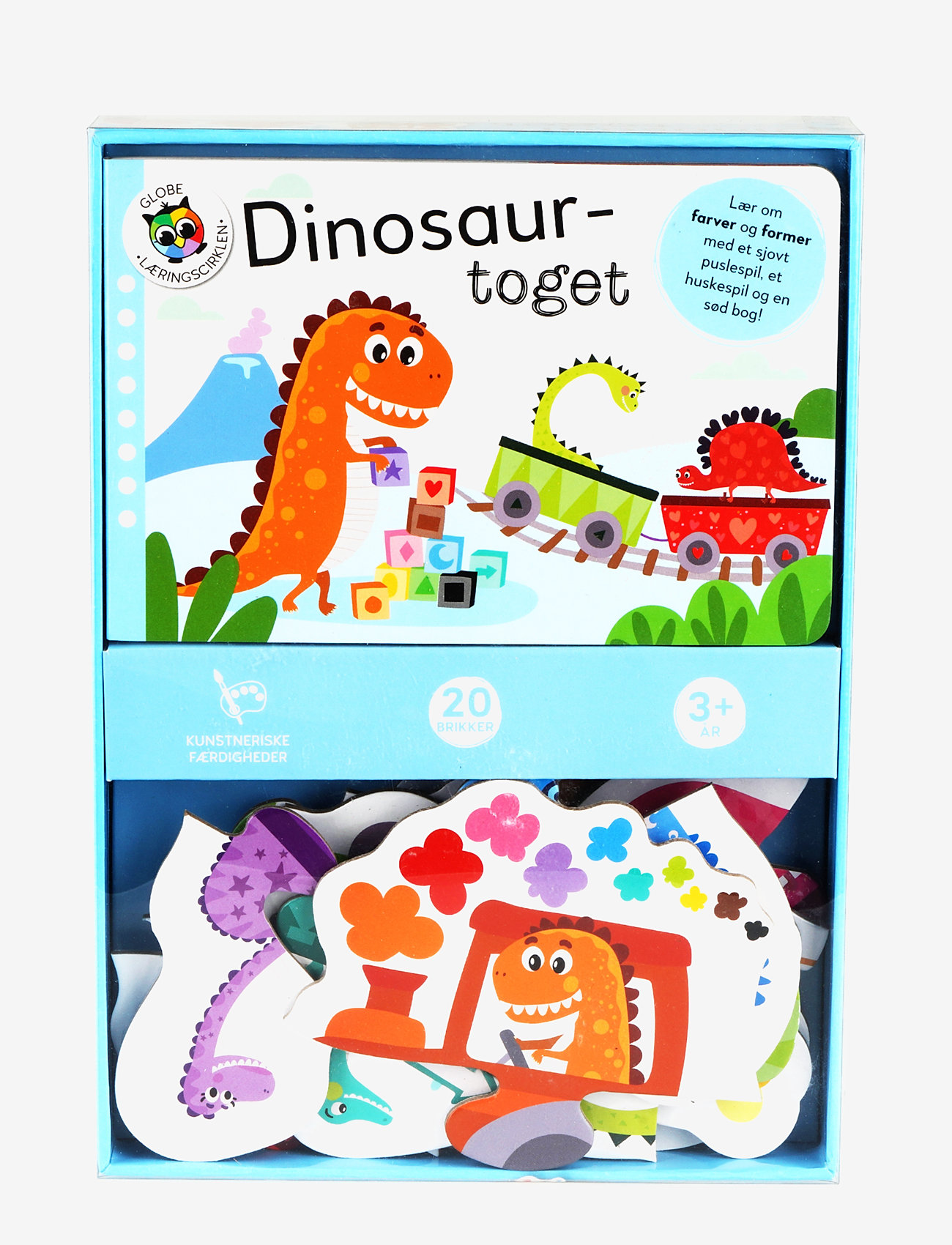 GLOBE - Dinosaurtoget - educatieve spellen - box - 0