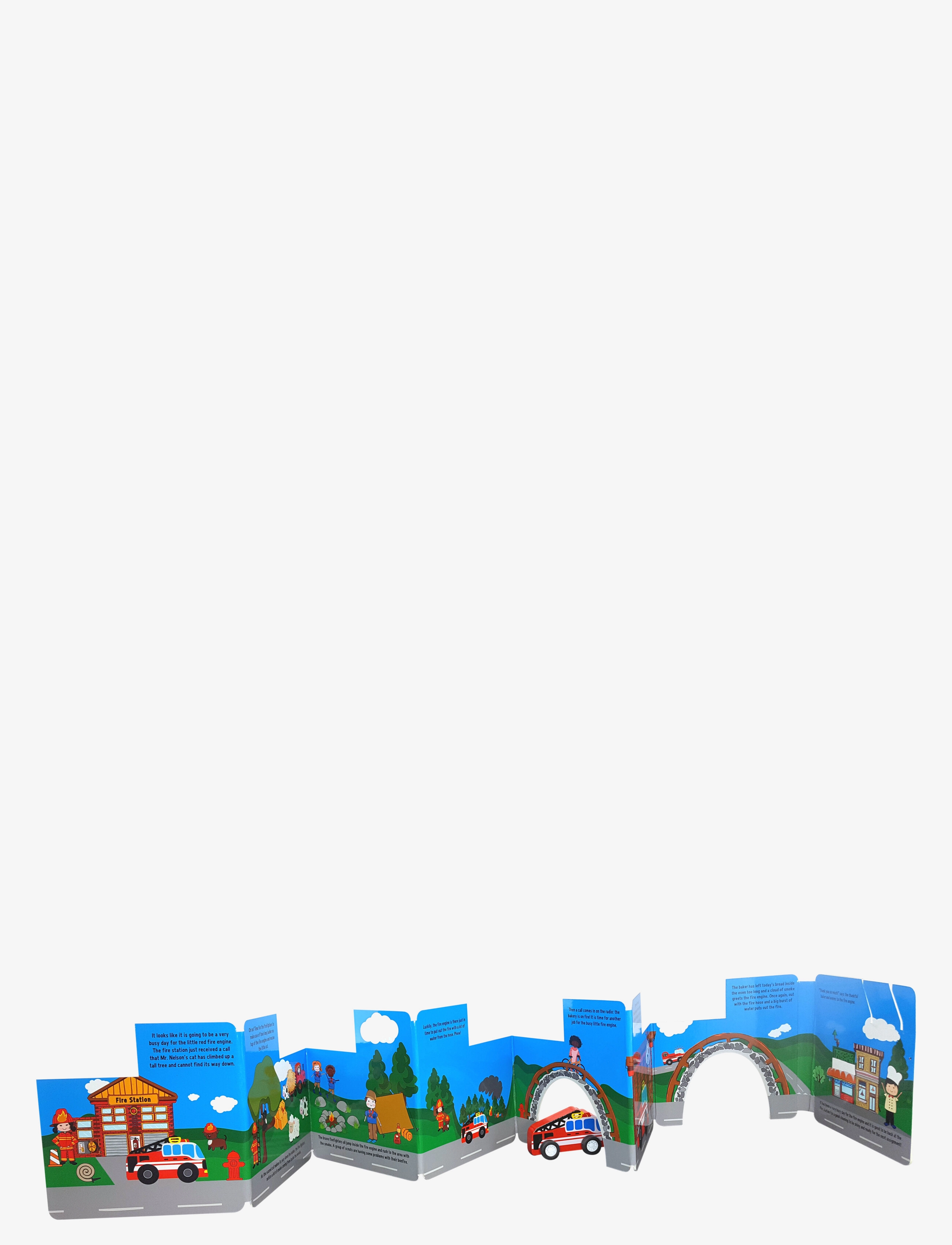 GLOBE - Busy little firetruck - pedagogiske bøker - boardbook - 1