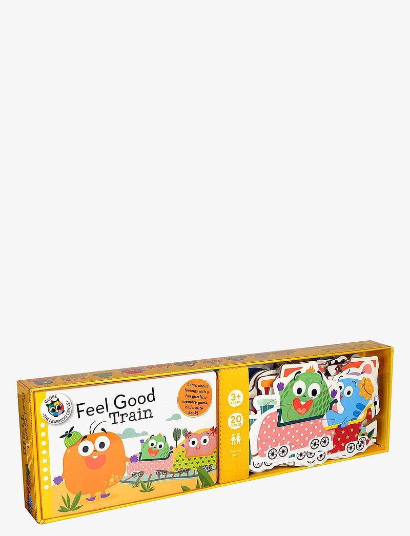 GLOBE - Learning Trains - Feel Good - educational books - boardbook - 0
