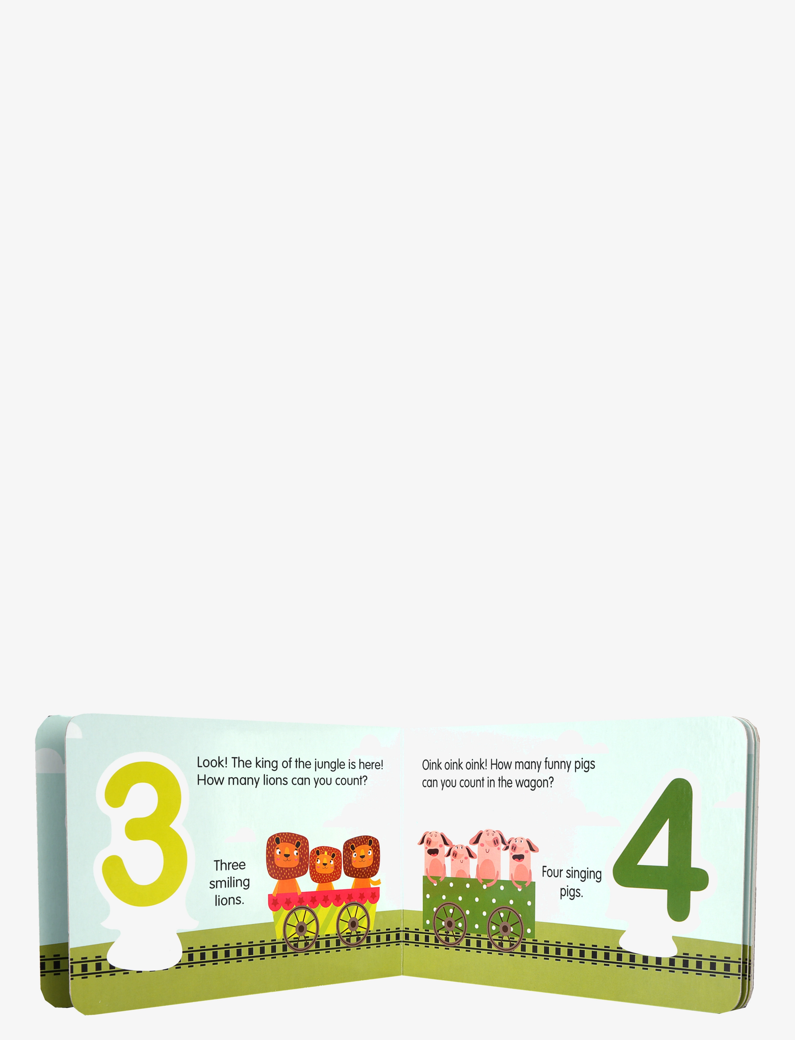GLOBE - Learning Trains - 123 - baby-bøker - boardbook - 1