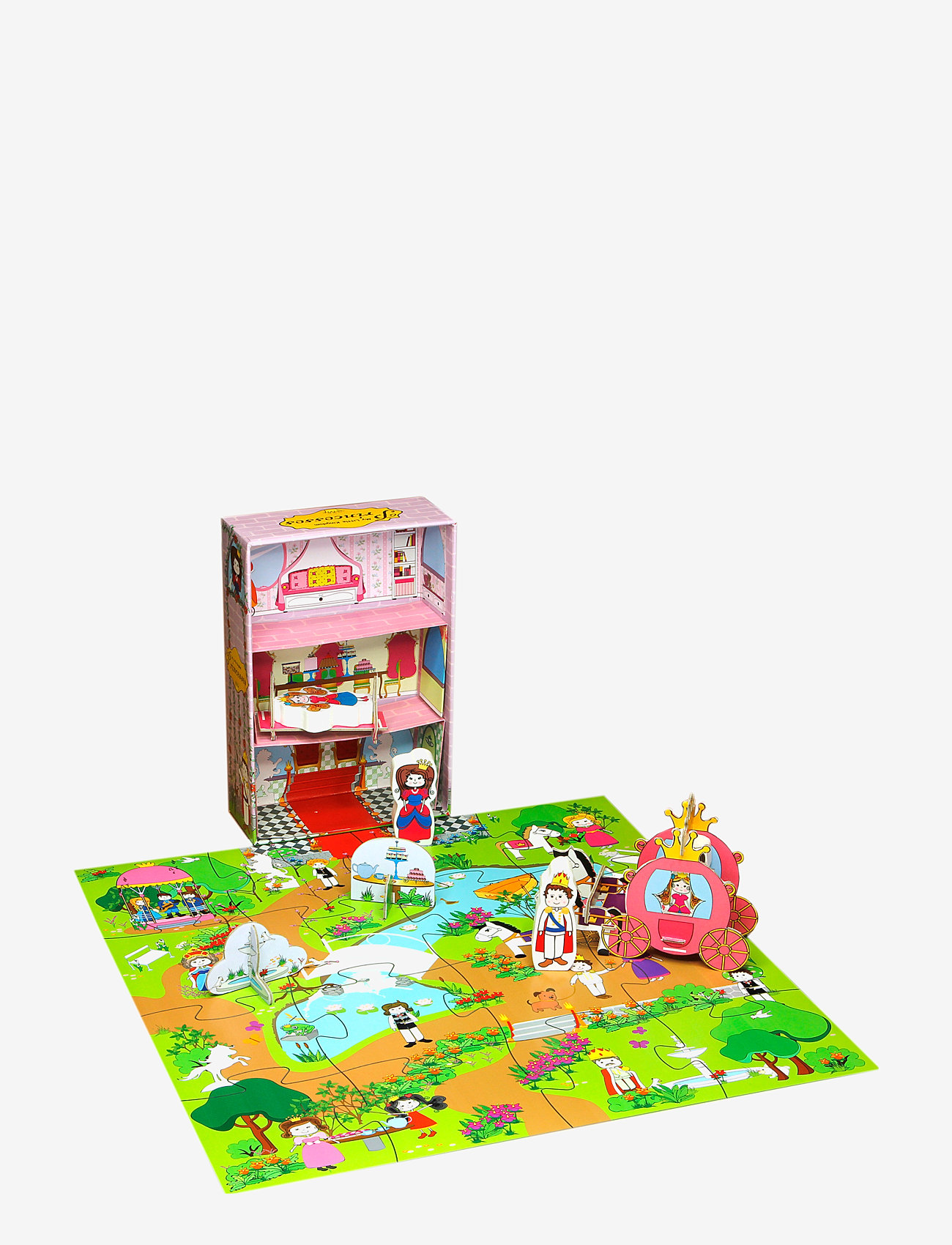 GLOBE - Prinsesser Min lille eventyrverden - klasiskās puzles - box - 1