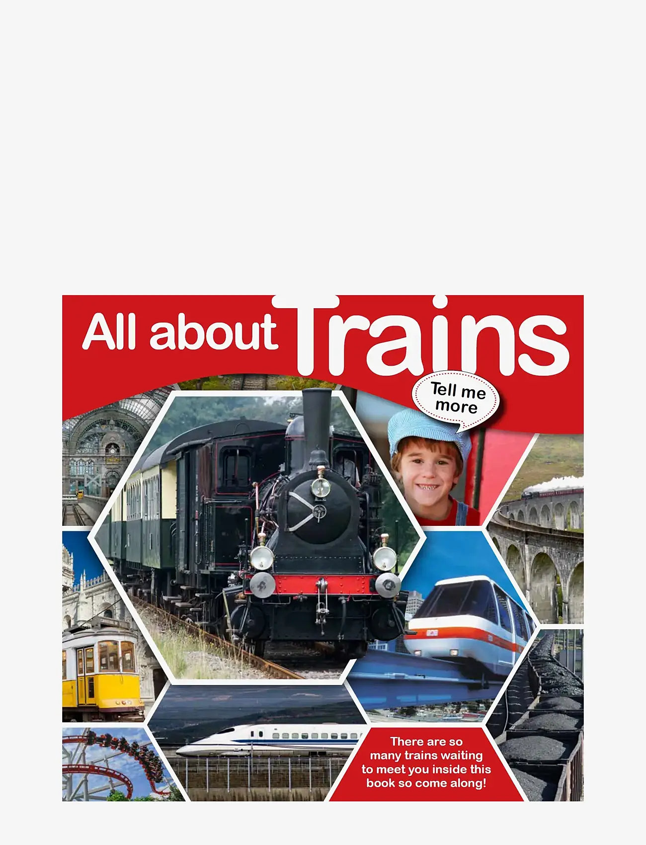 GLOBE - Tell me more - All about trains - pedagogiska barnböcker - children's book - 0