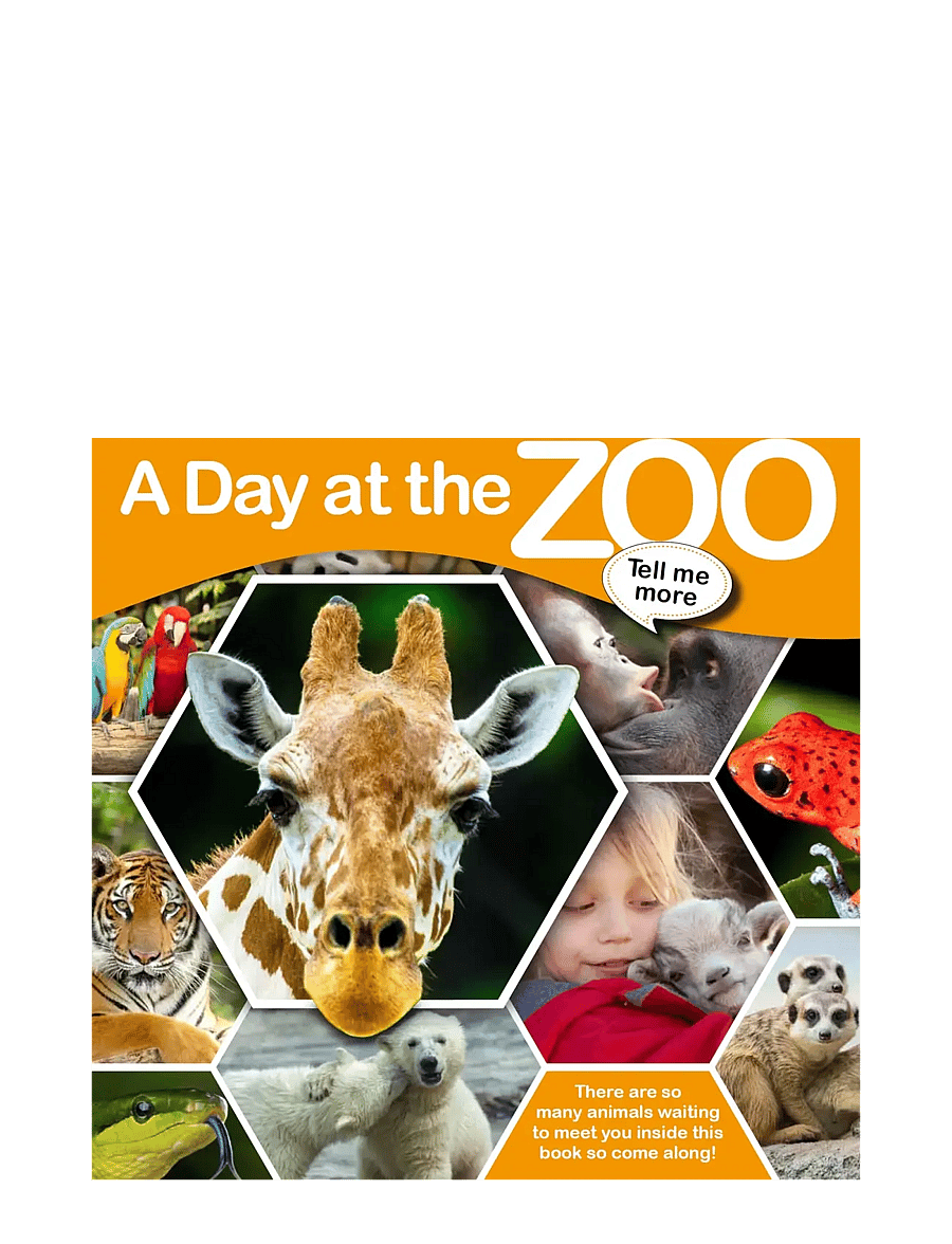 GLOBE - Tell me more - A Day at the Zoo - pedagogiska barnböcker - children's book - 0