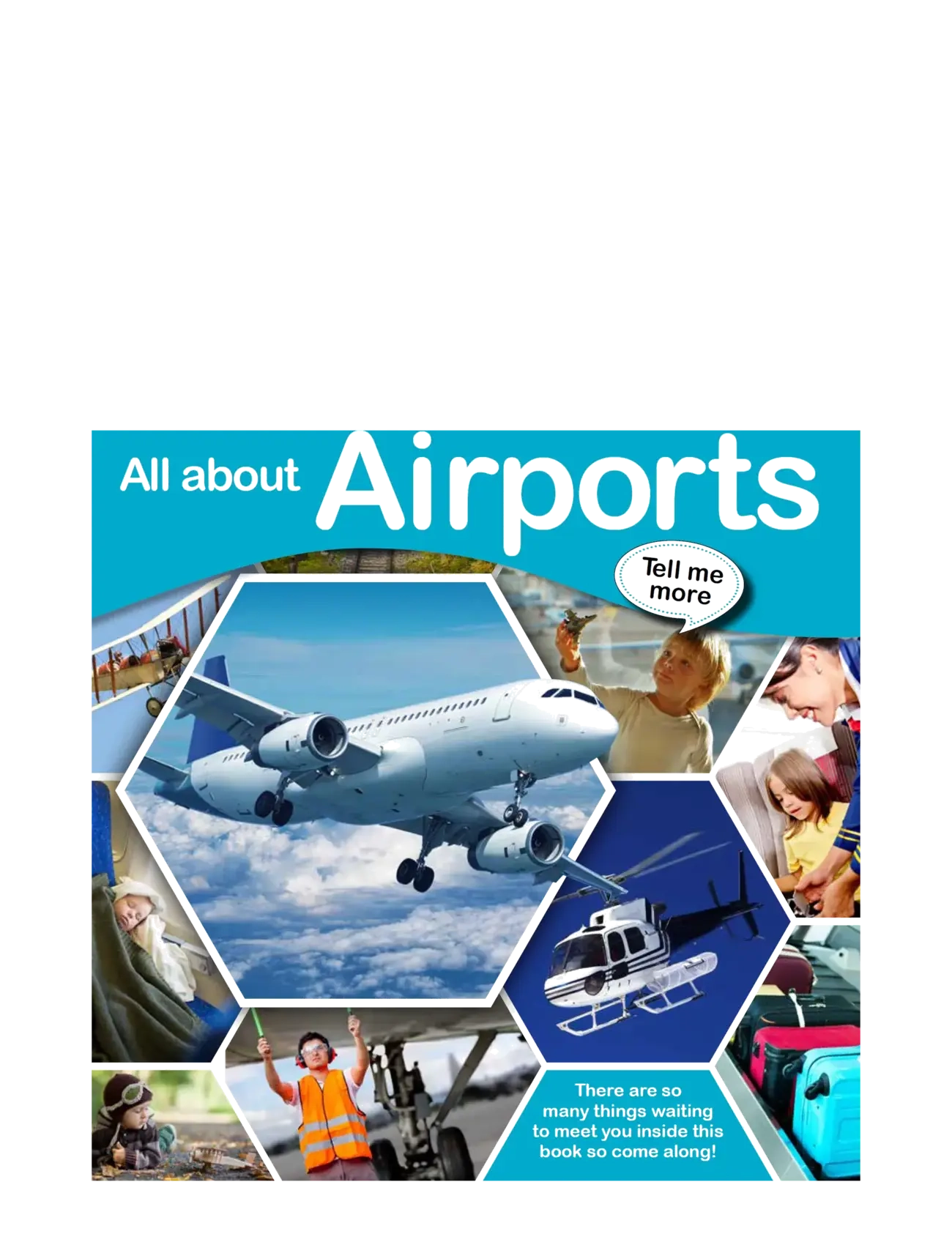 GLOBE Tell Me More - All About Airports, ENGLISH, Multi/patterned, Babybøger > Pædagogiske Bøger, Børn