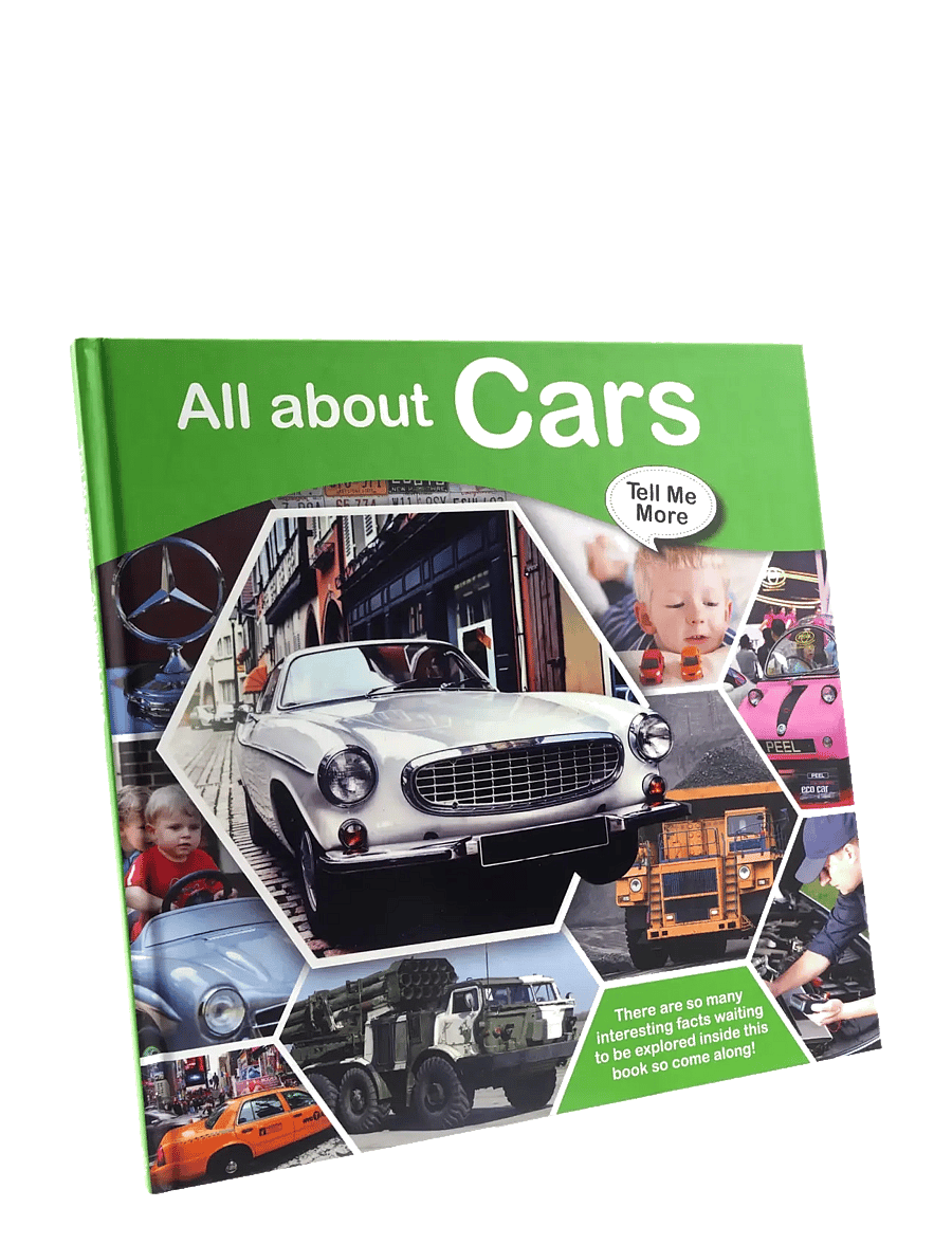 GLOBE - Tell me more - All about Cars - pedagogiska barnböcker - children's book - 1