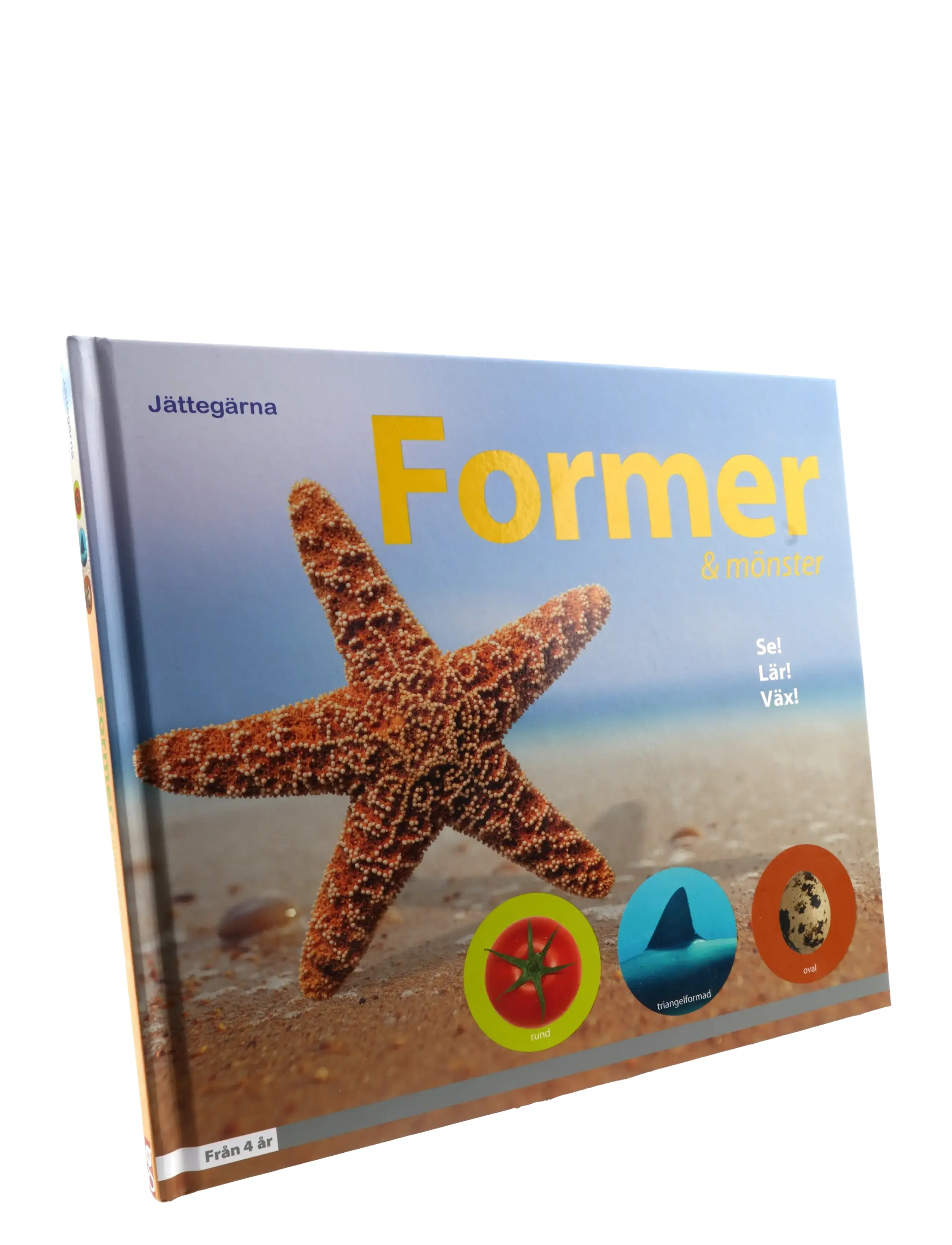 GLOBE - Jättegärna: Former & mönster - pedagogiska barnböcker - boardbook - 1