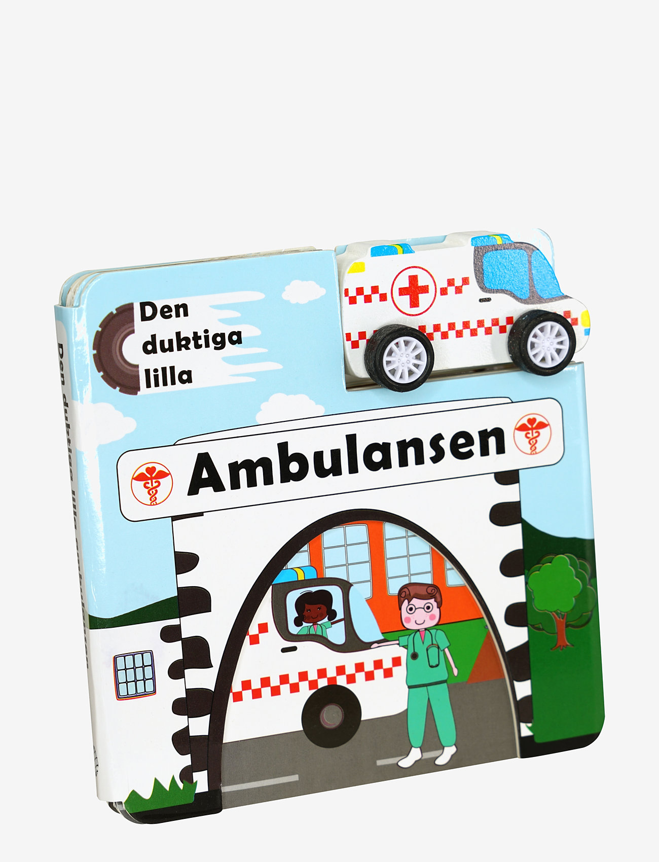 GLOBE - Den duktiga lilla ambulansen - babyböcker - boardbook - 0