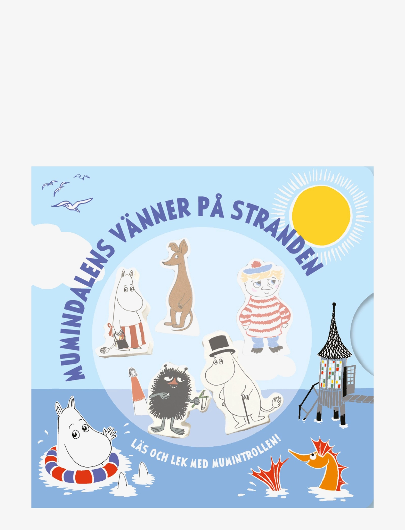 GLOBE Mumindalens Vänner på stranden - Barnböcker - BOARDBOOK / multi