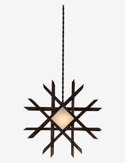 Globen Lighting - Christmas Star Lea - julebelysning - brown/white - 2