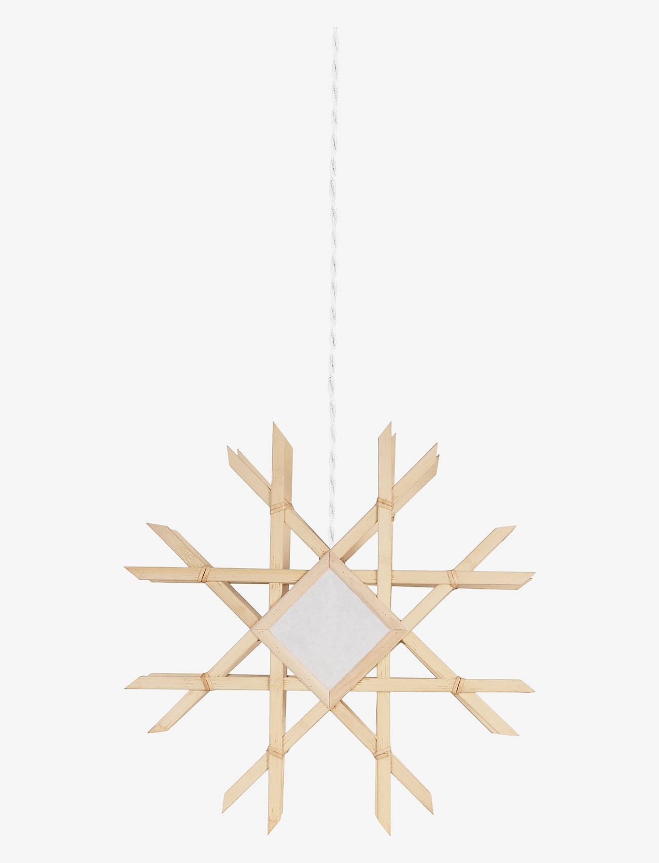 Globen Lighting - Christmas Star Lea - kerstverlichting - nature/white - 0