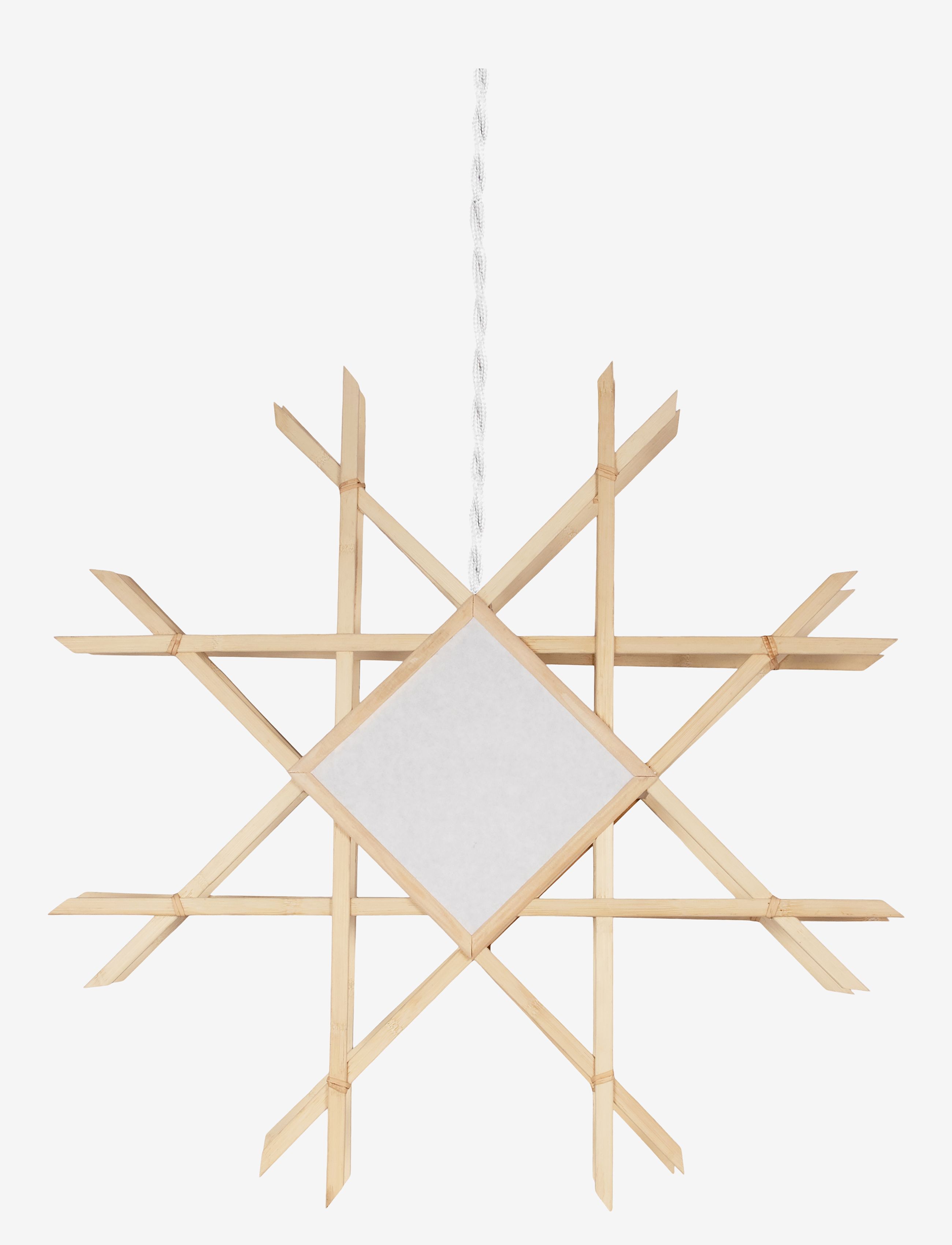 Globen Lighting Christmas Star Lea - Christmas lighting - NATURE/WHITE / beige