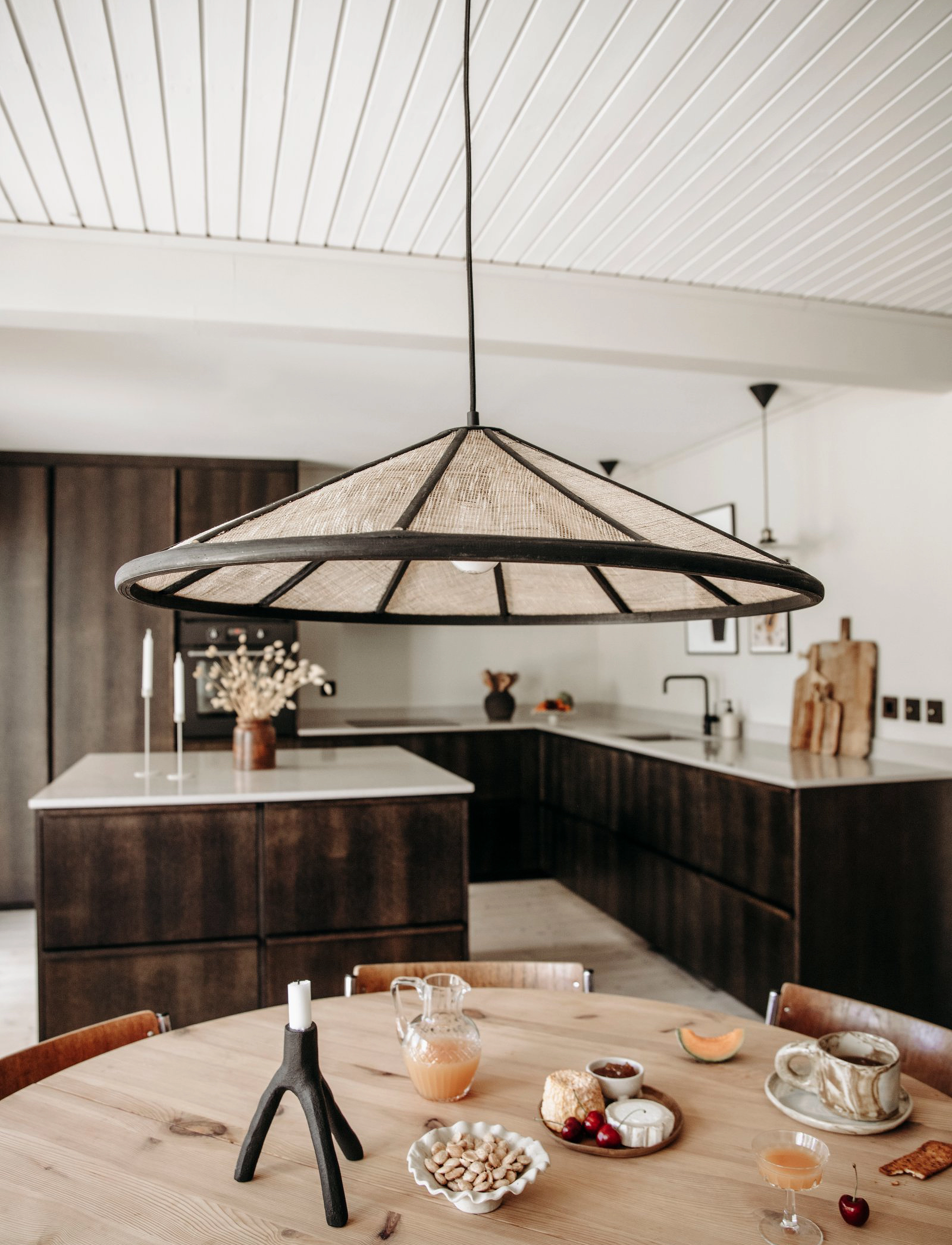 Globen Lighting Pendellampe Akira 70, Ø 70 cm x Ceiling Lamps, Schwarz - Pendant Homeware