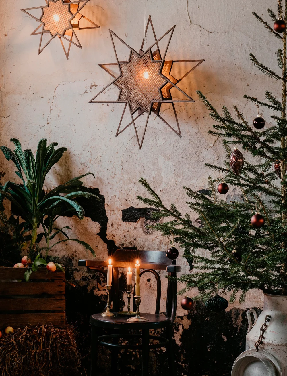 Globen Lighting - Christmas Star Karin 70 - tähetuled - brown - 2