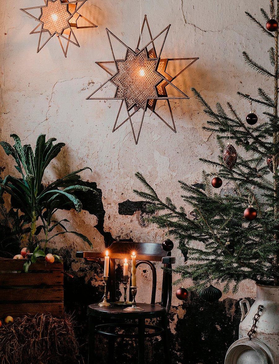 Globen Lighting - Christmas Star Karin 70 - brown - 2