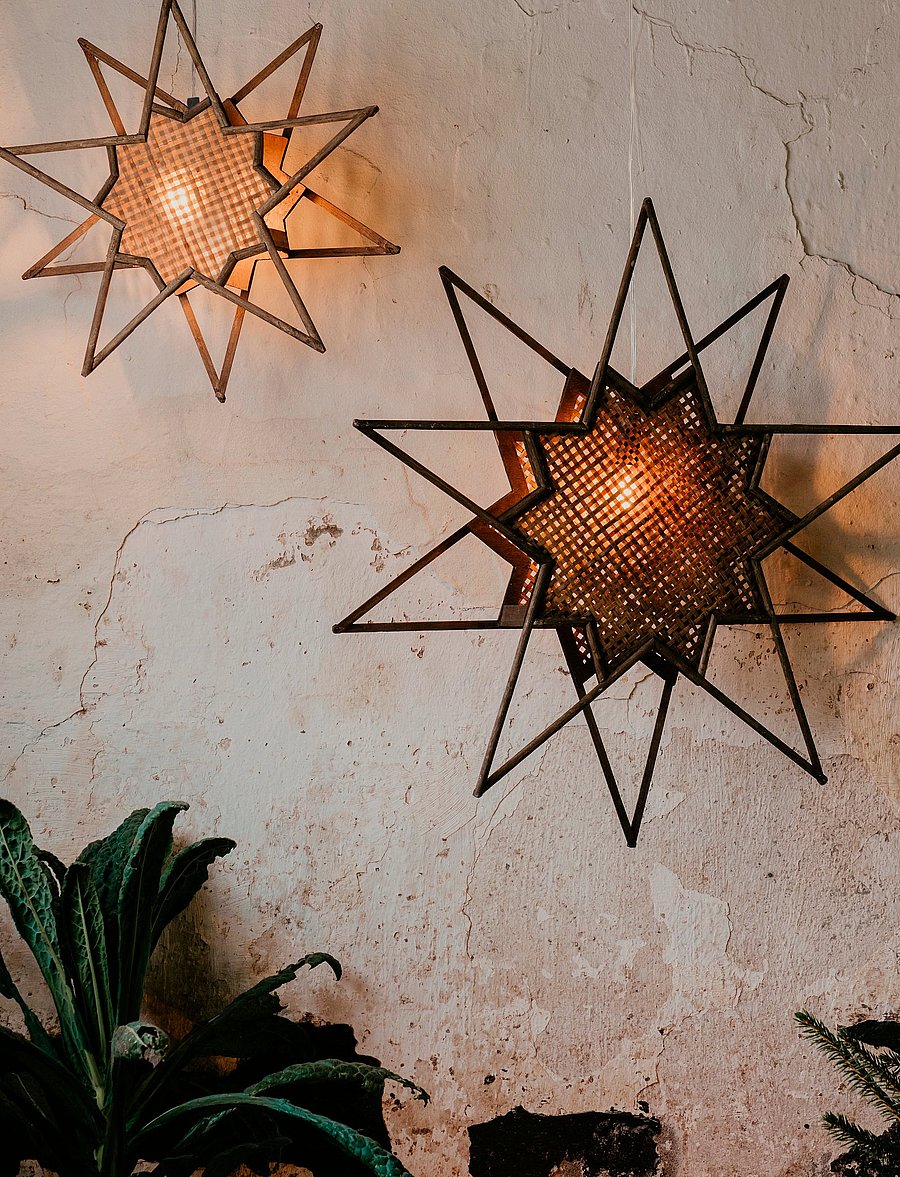 Globen Lighting - Christmas Star Karin 70 - brown - 3