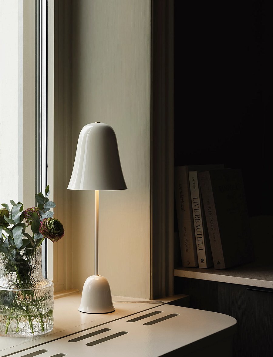 Globen Lighting - Table lamp Blåklockan 16 Ivory - schreibtisch- & tischlampen - ivory - 0