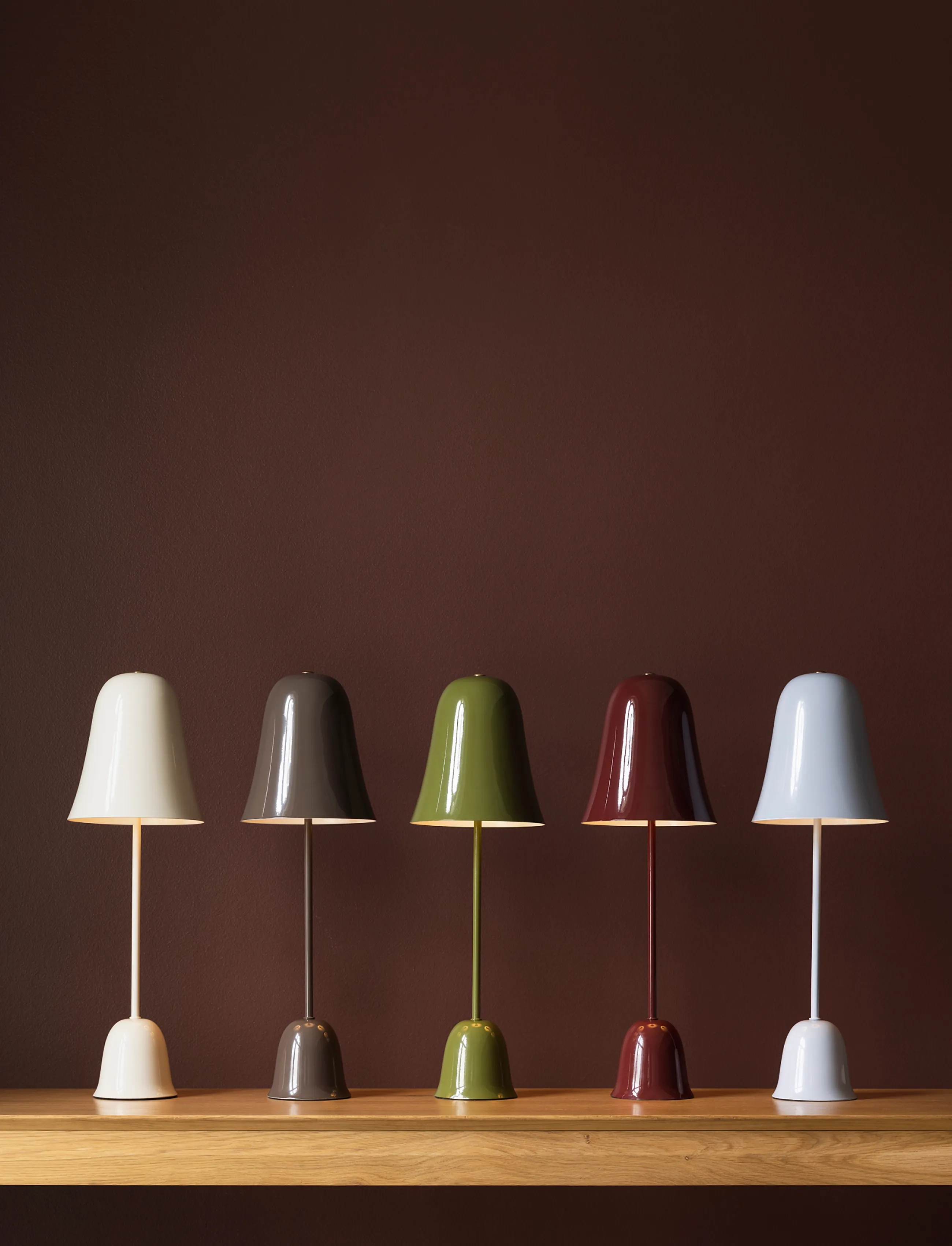 Globen Lighting - Table lamp Blåklockan 16 Ivory - schreibtisch- & tischlampen - mocha - 0