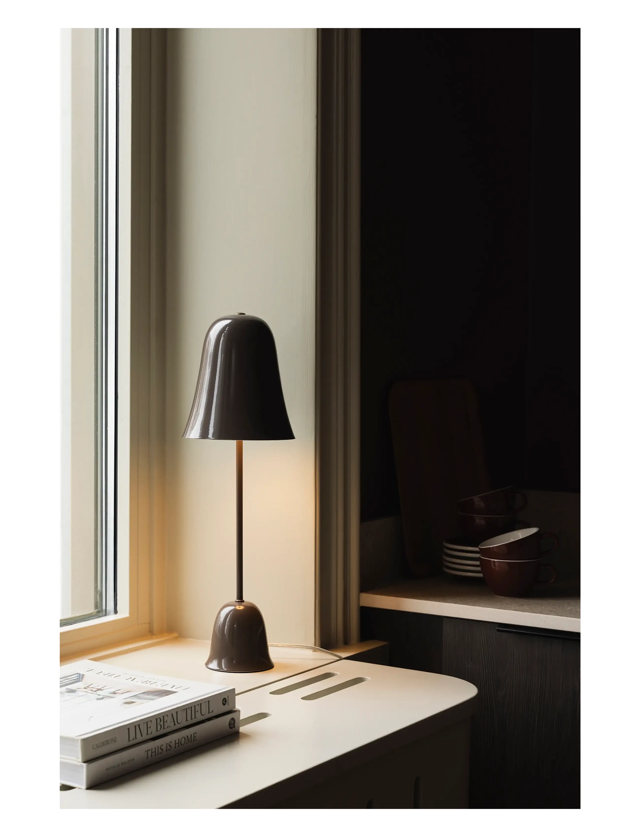 Globen Lighting - Table lamp Blåklockan 16 Ivory - schreibtisch- & tischlampen - mocha - 3