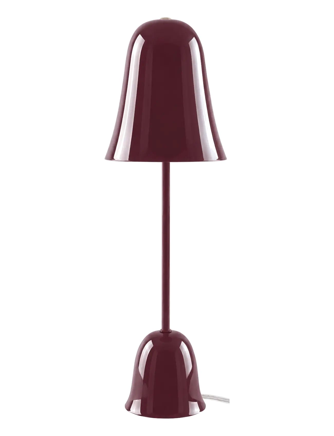 Globen Lighting Table lamp Blåklockan 16 Ivory - Lampen - WINE RED / burgundy