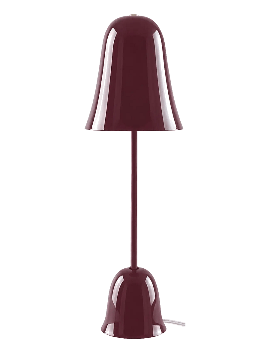 Globen Lighting - Table lamp Blåklockan 16 Ivory - schreibtisch- & tischlampen - wine red - 1