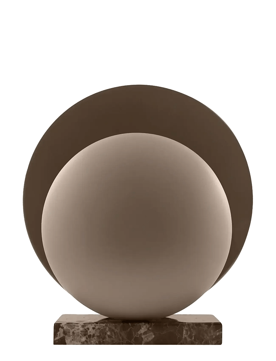 Globen Lighting - Table lamp Orbit Mocha/brown marble - schreibtisch- & tischlampen - mocha/ brown marble - 1