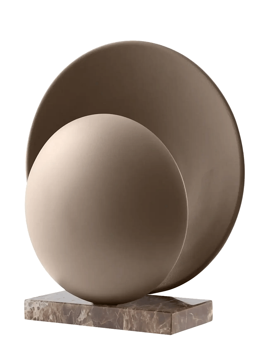 Globen Lighting - Table lamp Orbit Mocha/brown marble - schreibtisch- & tischlampen - mocha/ brown marble - 2