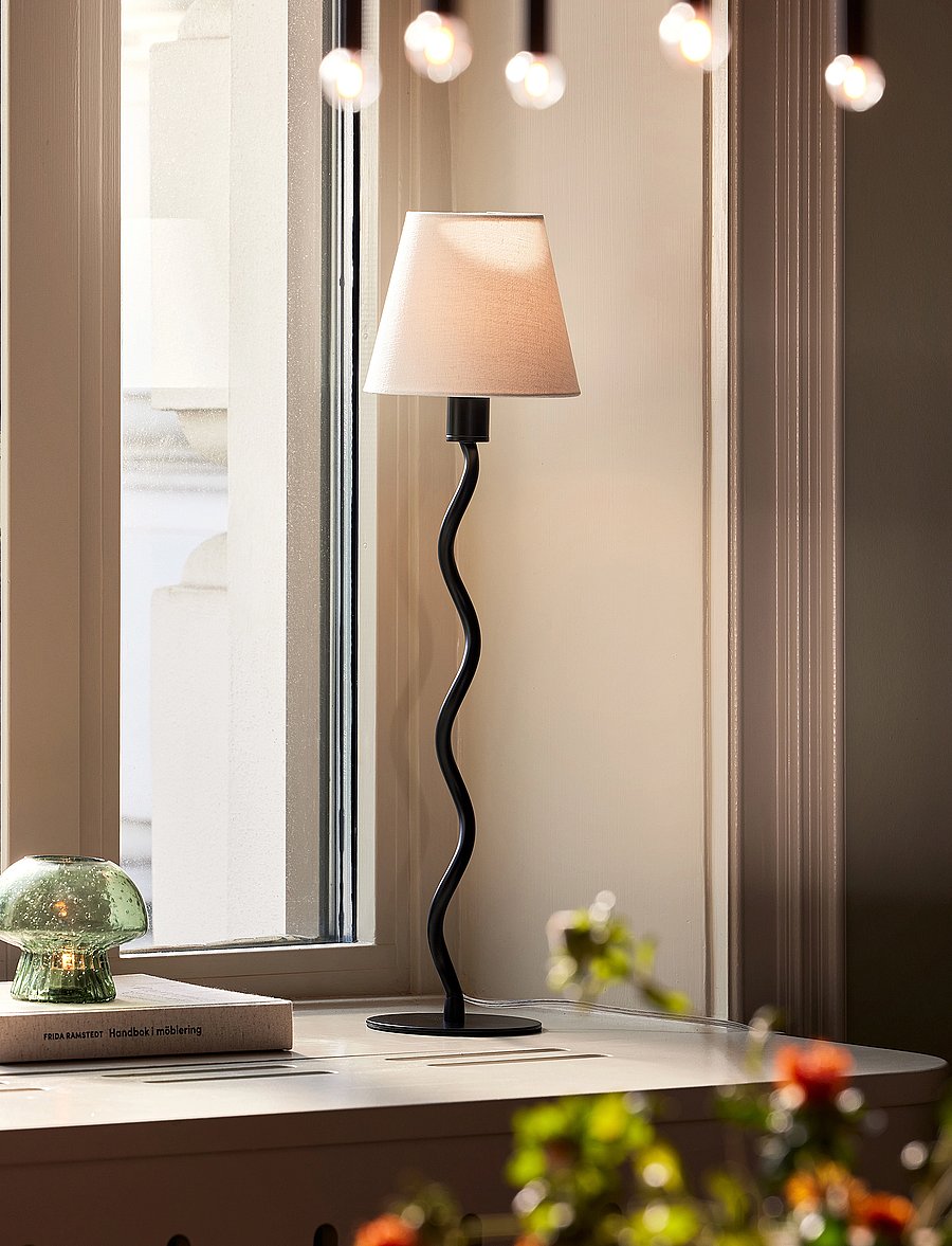 Globen Lighting - Table Lamp Base Twist 50 Black - laualambid - black - 0
