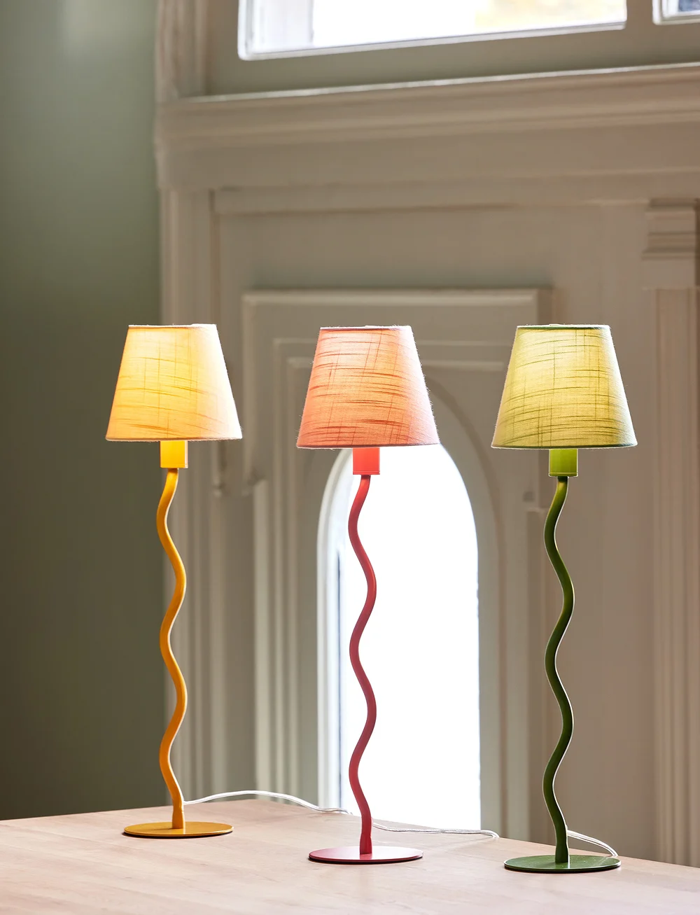 Globen Lighting - Table Lamp Base Twist 50 Green - laualambid - green - 3