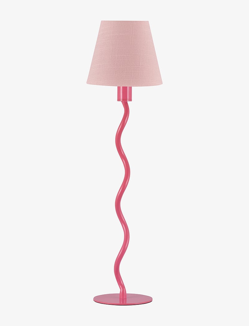 Globen Lighting - Table Lamp Base Twist 50 Green - schreibtisch- & tischlampen - pink - 1