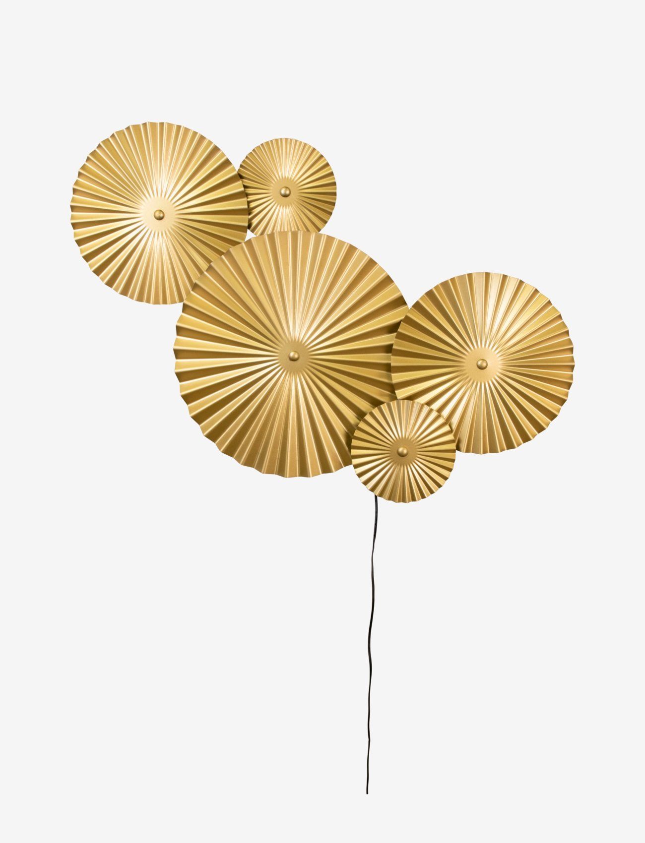 Globen Lighting Omega Væglampe, Væglampe, Guld, Str: ONE SIZE
