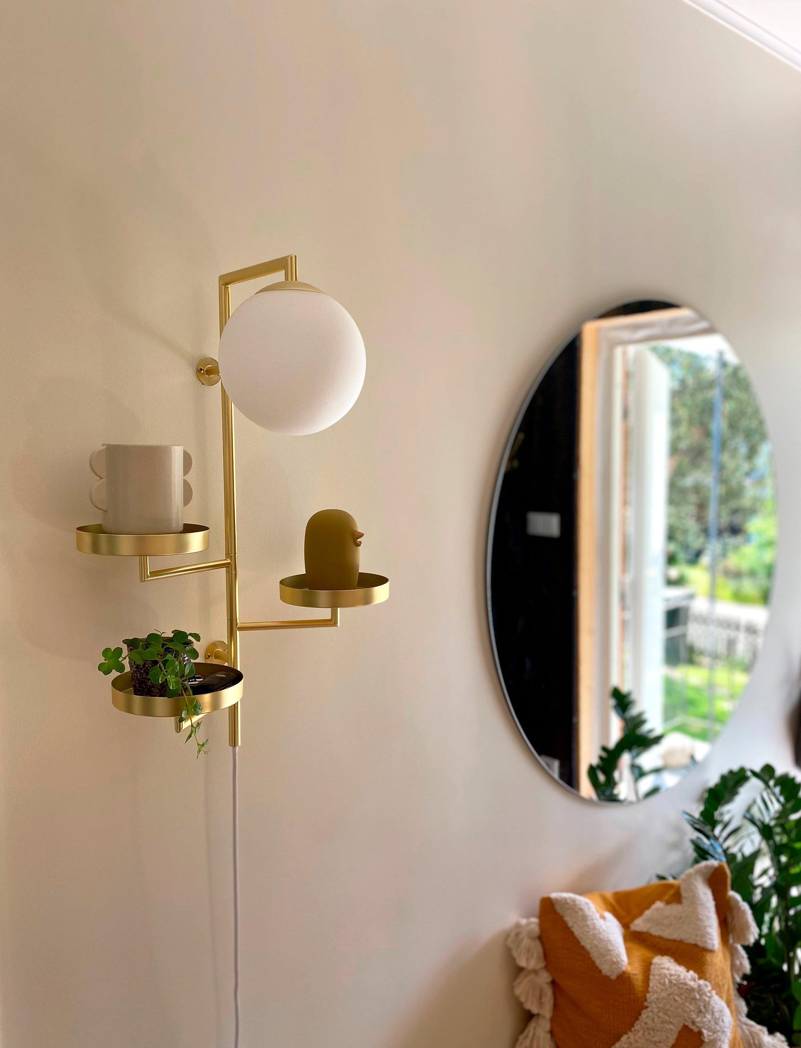 Globen Lighting Væglampe Astoria, One Size, Lamps, Gold - Wall Homeware