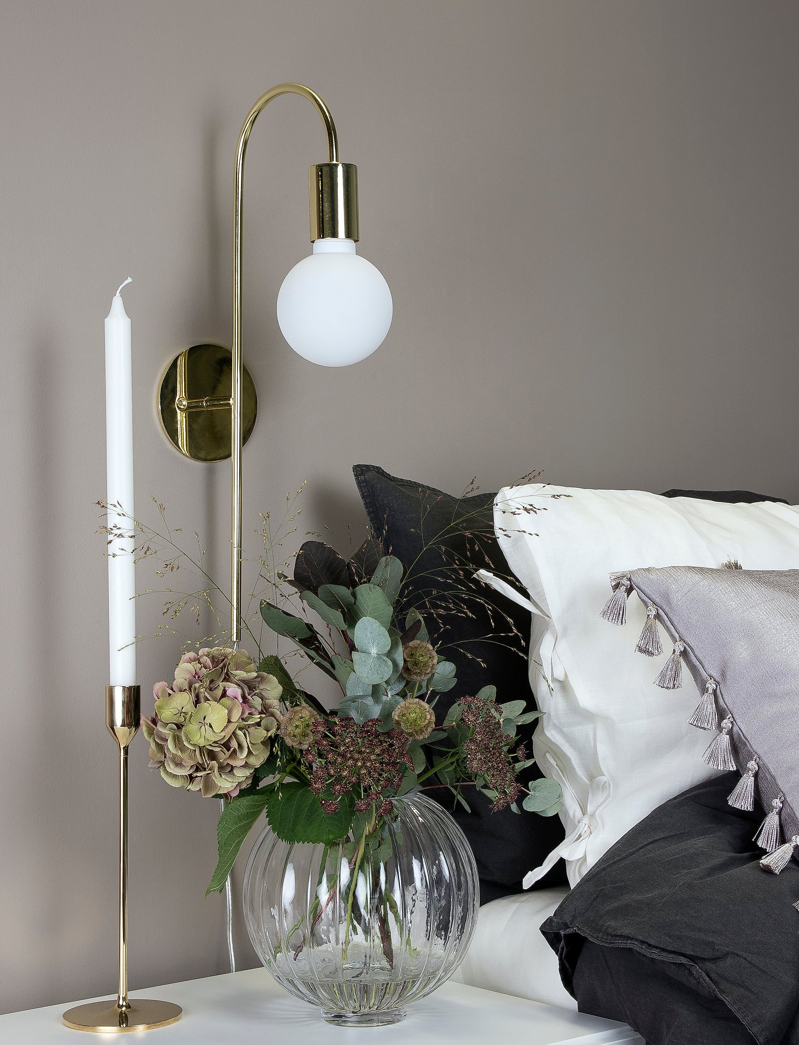 Globen Lighting Væglampe Grace, One Size, Lamps, Gold - Wall Homeware