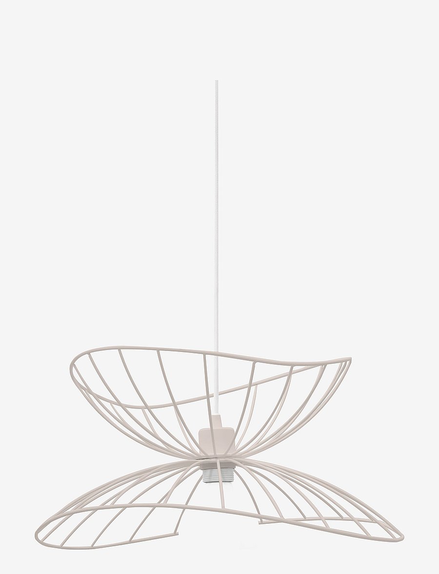 Globen Lighting - Pendant Ray - rippvalgustid - beige - 1