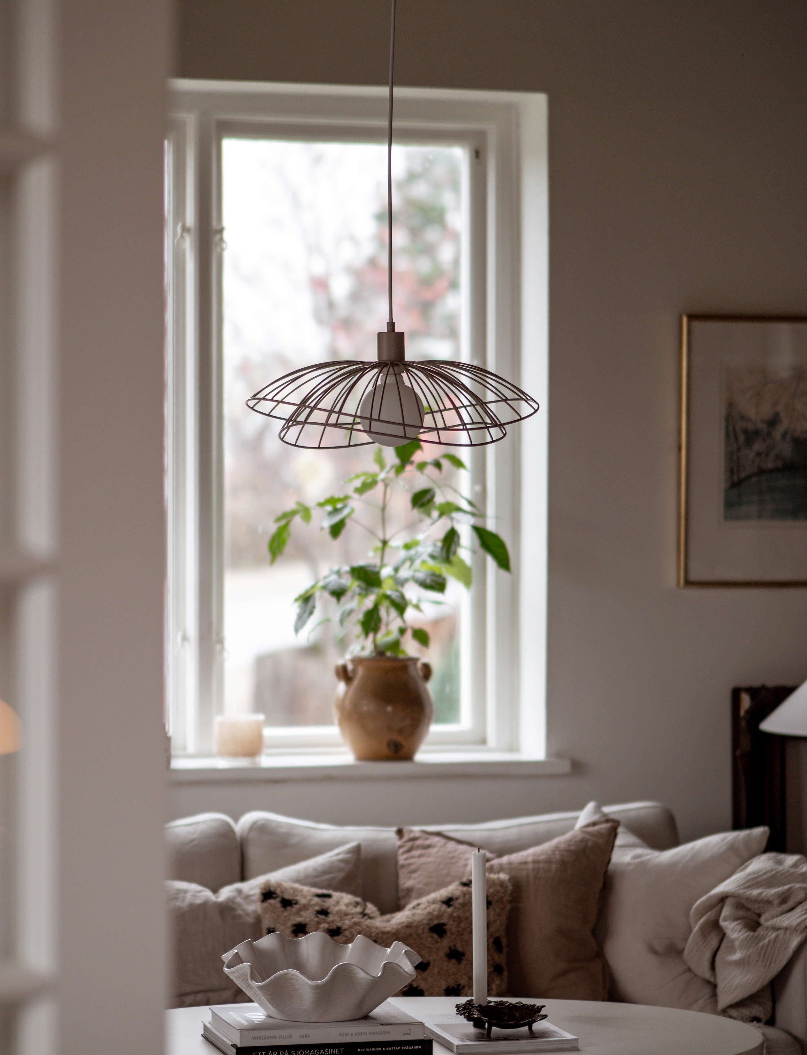 Globen Lighting - Pendant Ray - pendant lamps - beige - 4