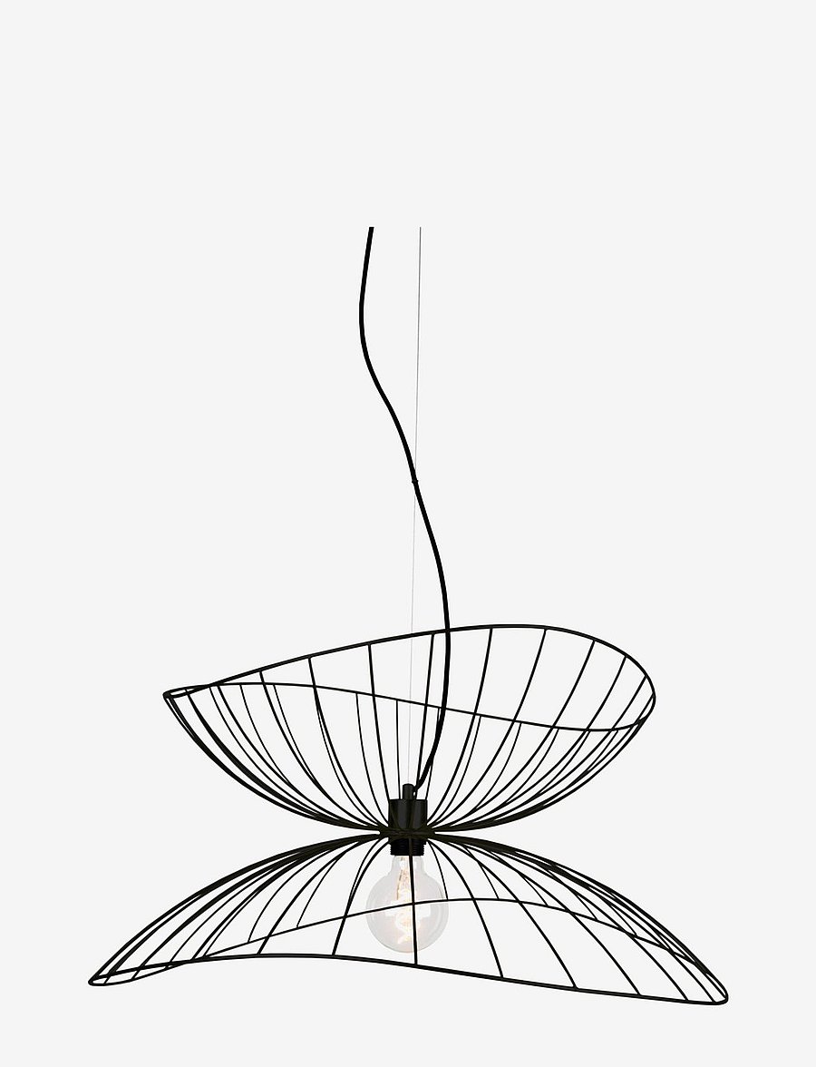 Globen Lighting - Pendant Ray 70 - rippvalgustid - black - 1