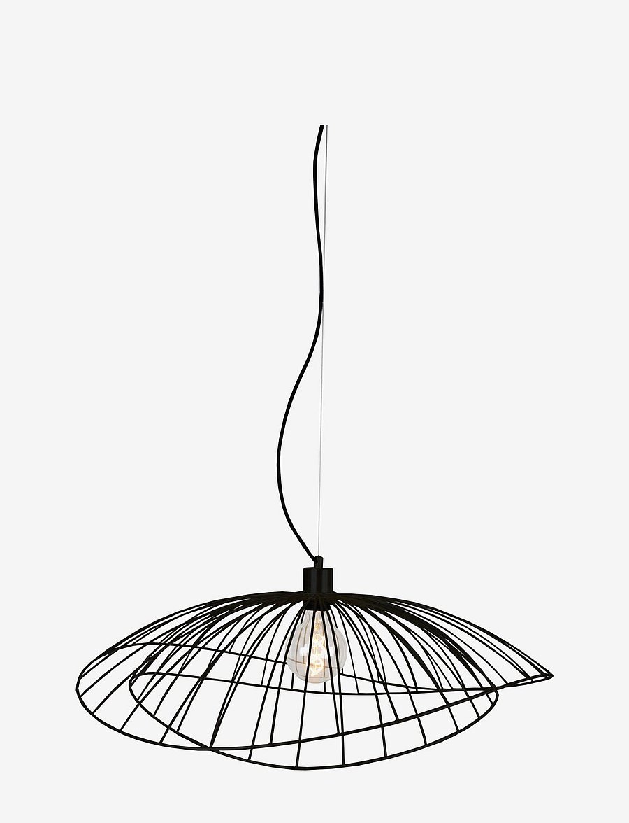 Globen Lighting - Pendant Ray 70 - rippvalgustid - black - 2