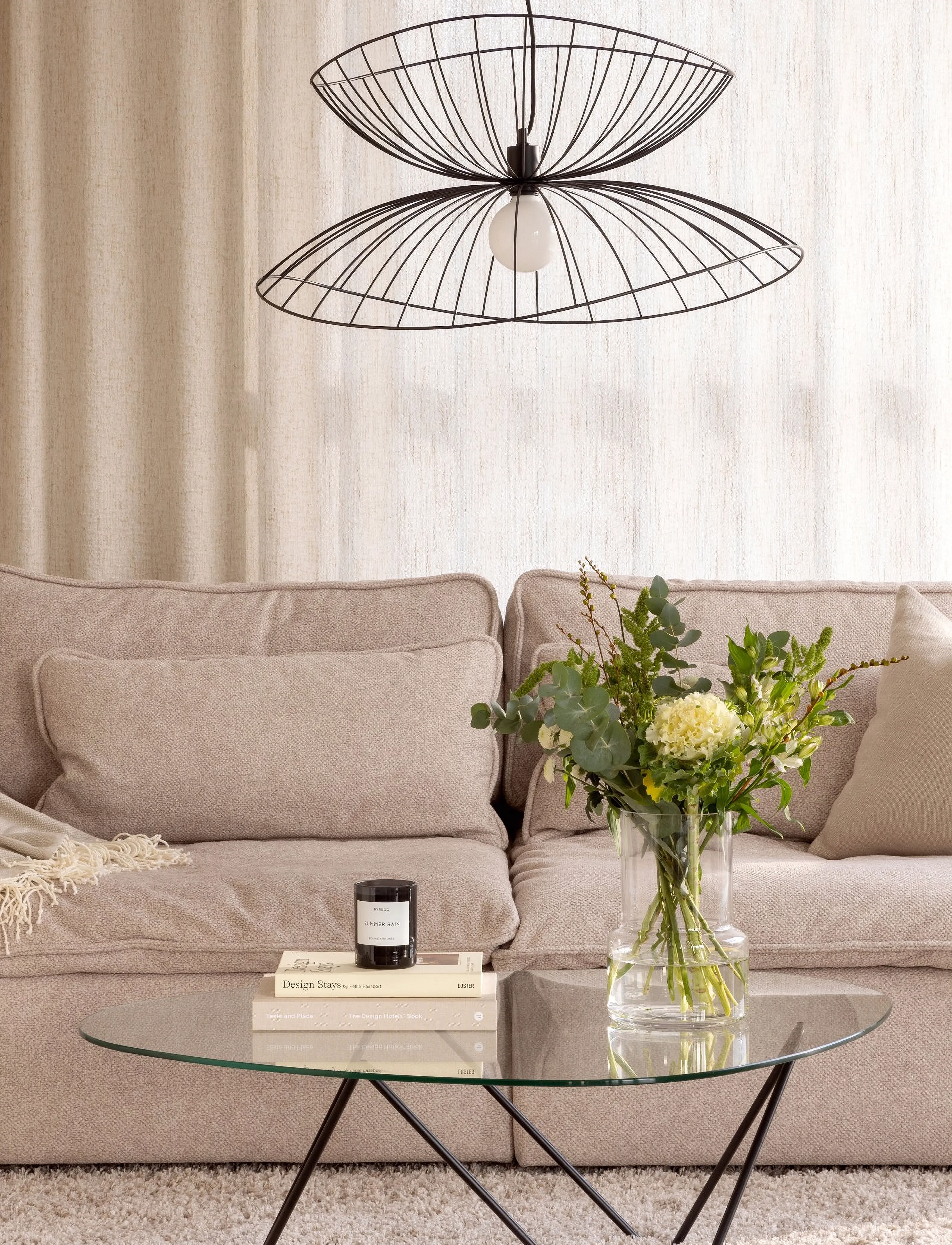 Globen Lighting Ray 70 Pendellampe, One Size, Ceiling Lamps, Schwarz - Pendant Homeware