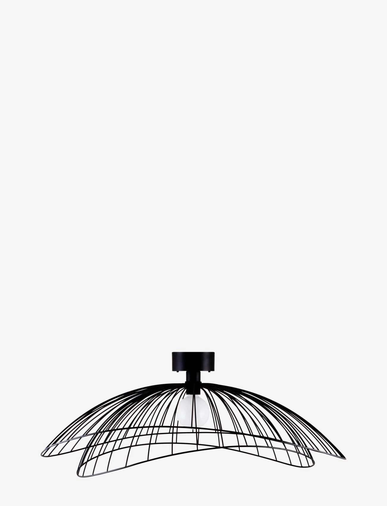 Globen Lighting Loft-/Væglampe Ray 85, Pendellampe, Sort, Str: H20