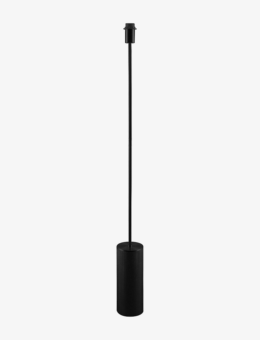Globen Lighting - Floor Lamp Rib Brushed Brass - stehlampen - black - 0