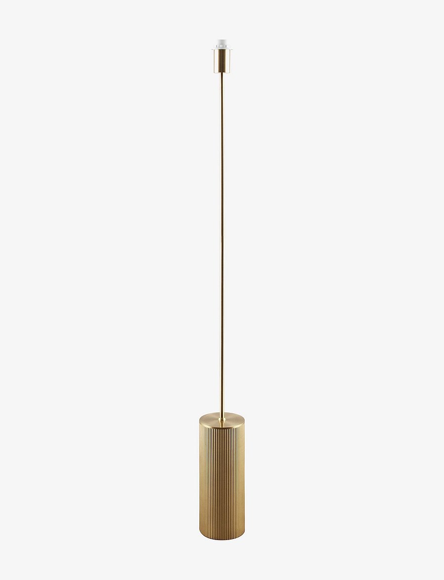Globen Lighting - Floor Lamp Rib Brushed Brass - stehlampen - gold - 0