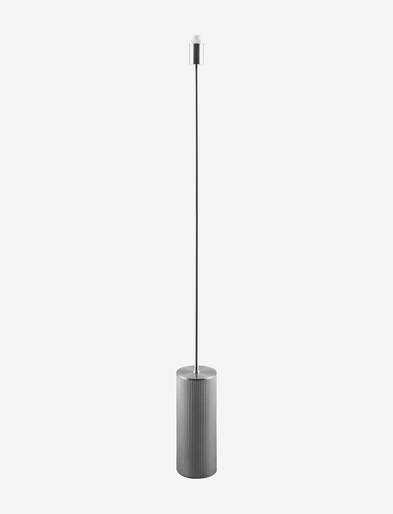 Globen Lighting - Floor Lamp Rib Black - gulvlamper - silver - 0