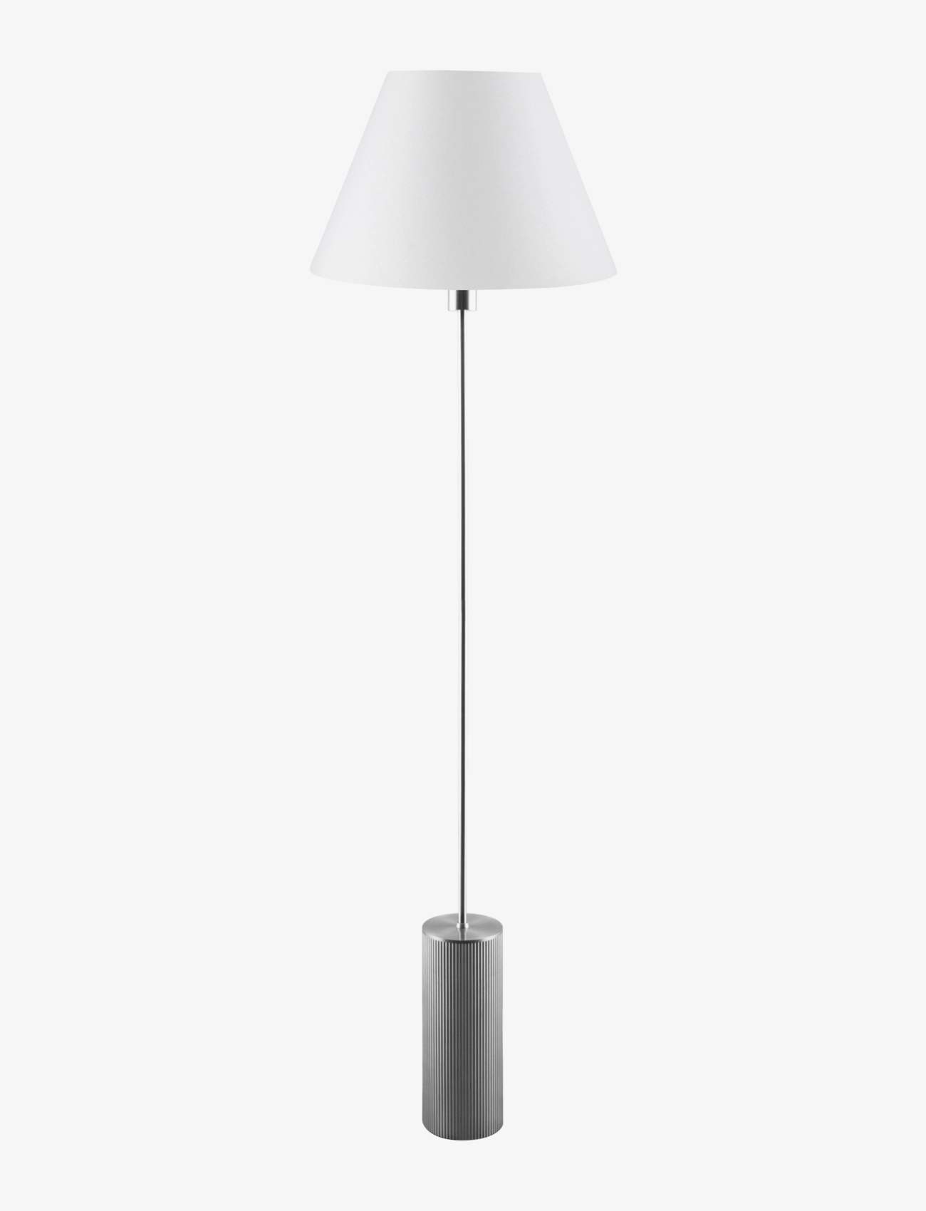 Globen Lighting - Floor Lamp Rib Brushed Brass - põrandalambid - silver - 1