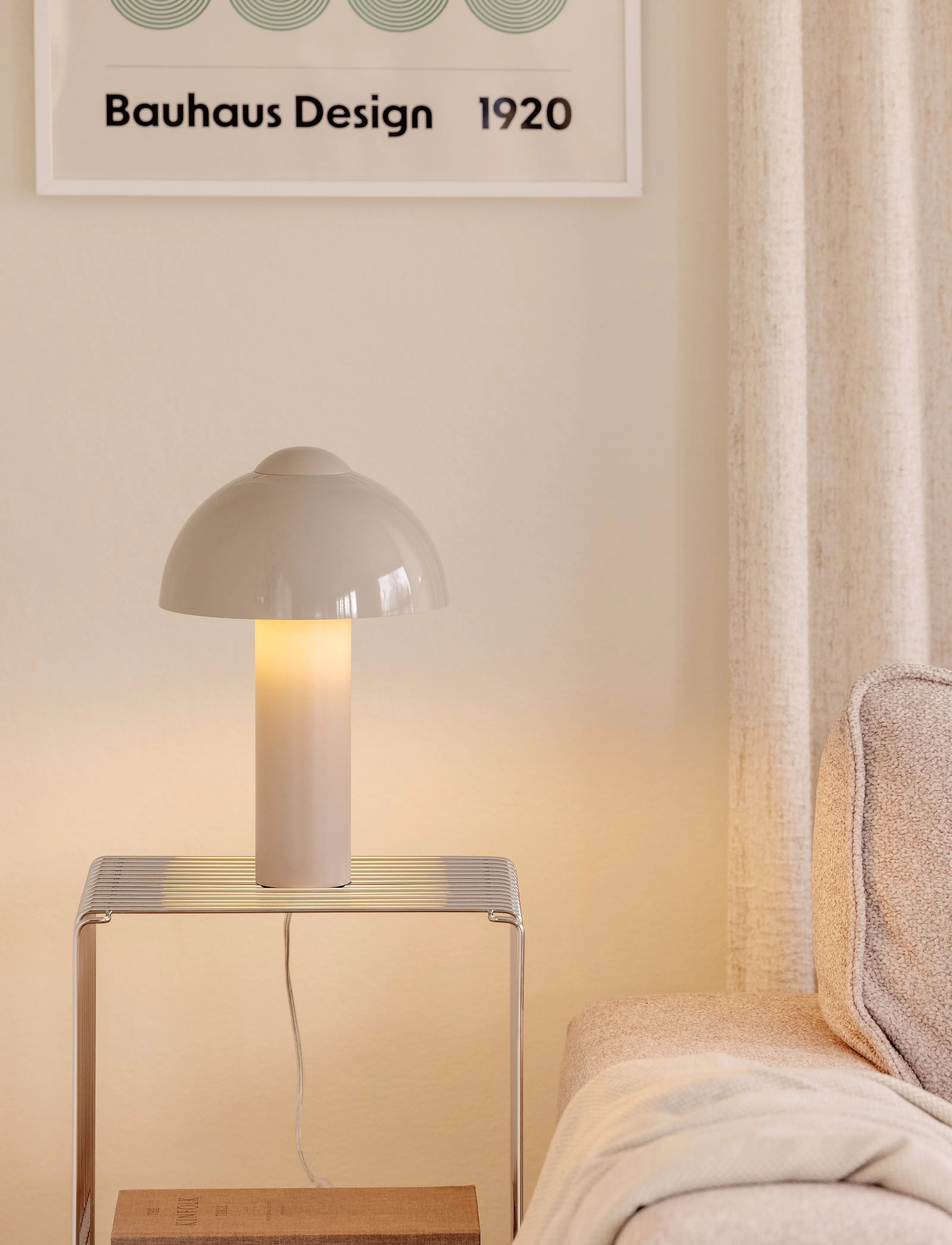 Globen Lighting Bordlampe Buddy 23, One Size, Lamps, Creme - Table Homeware